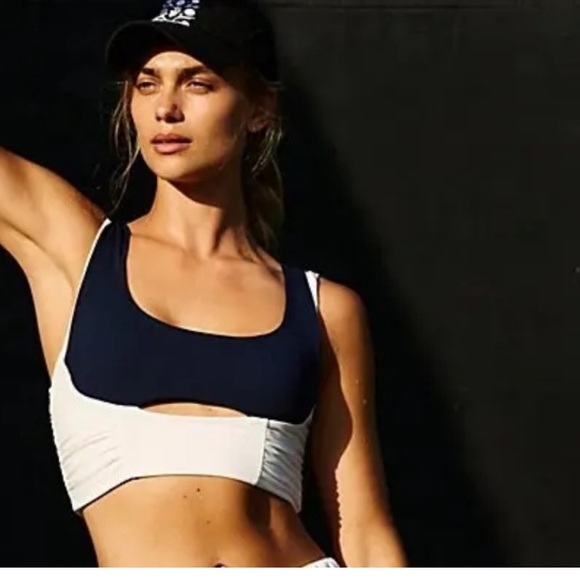 Free People Other - Free People Midnight Navy and White Sports Bra